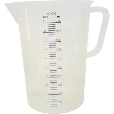 Polypropylene measuring jug 5L Polypropylene measuring jug 5L
