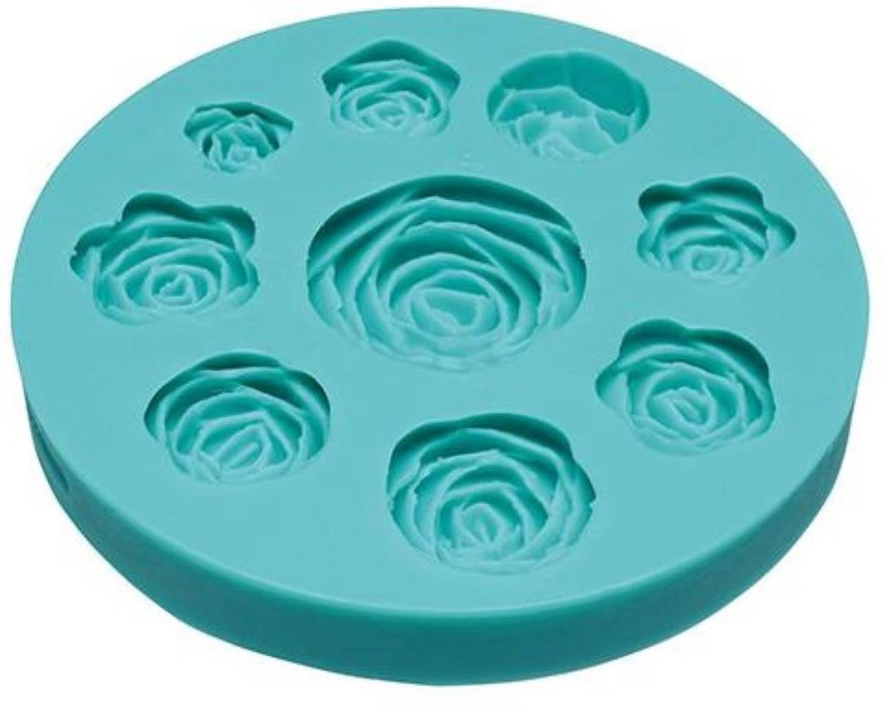 Silicone fondant press rose 10cm