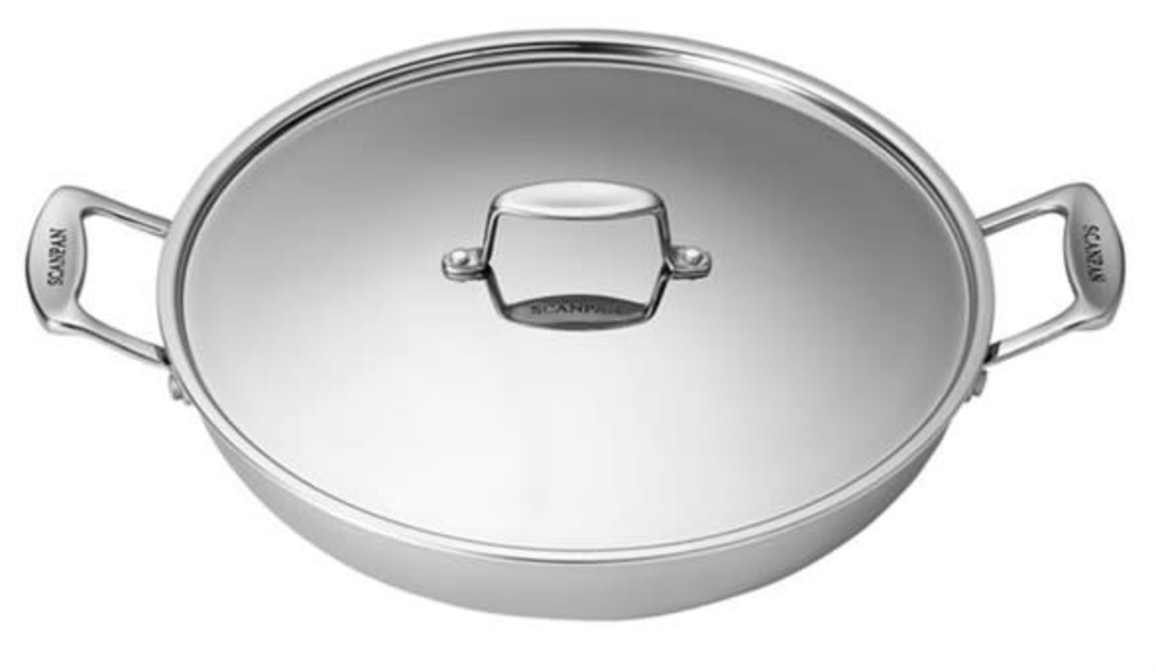 Scanpan Fusion 5 chefpan 32cm / 4,7L met RVS deksel Scanpan Fusion 5 chefpan 32cm / 4,7L met RVS deksel