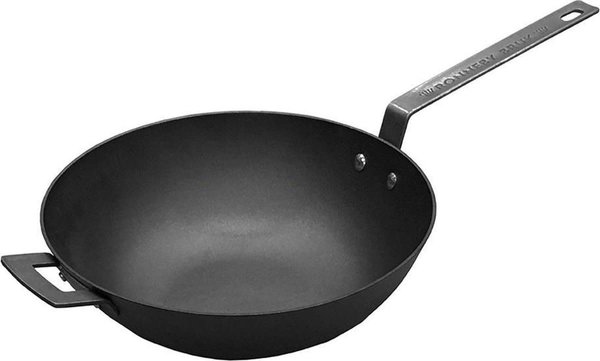 Ronneby Bruk Ultra Light lichtgewicht gietijzeren wok 32cm Ronneby Bruk Ultra Light lichtgewicht gietijzeren wok 32cm
