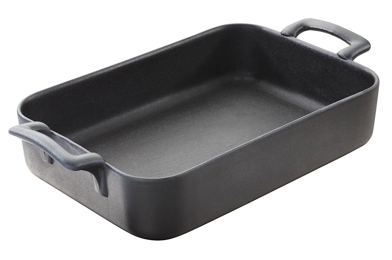 Revol Stoneware rectangular oven dish 34x25x6.5 3.5L black Revol Stoneware rectangular oven dish 34x25x6.5 3.5L black