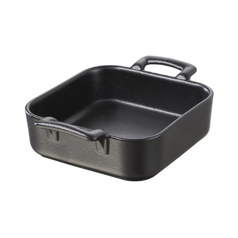 Revol Vierkante ovenschaal 20x20x6.5 cm 1.6L zwart Revol Vierkante ovenschaal 20x20x6.5 cm 1.6L zwart