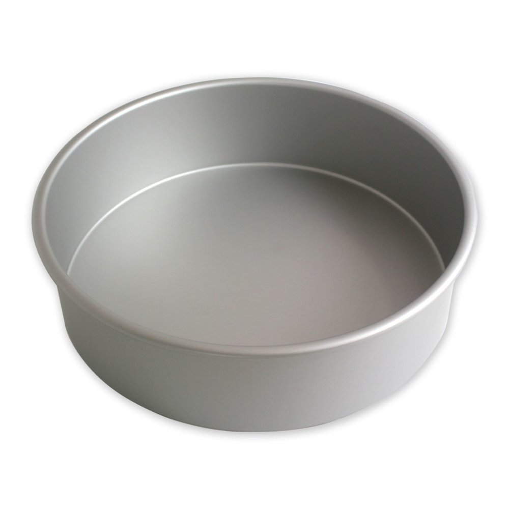 Decora Seamless anodized aluminum round professional baking pan, 30 cm, 7.5 cm high