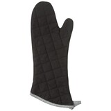 Oven mitt long black