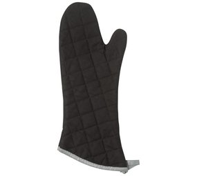 Oven mitt long black