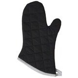 Oven mitt short black
