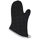 Oven mitt short black Oven mitt short black