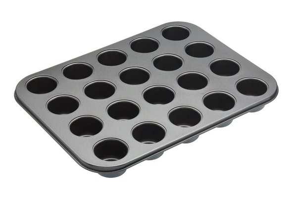 Masterclass Non-stick 20 loose-bottom cylinder mold tray 35x27cm