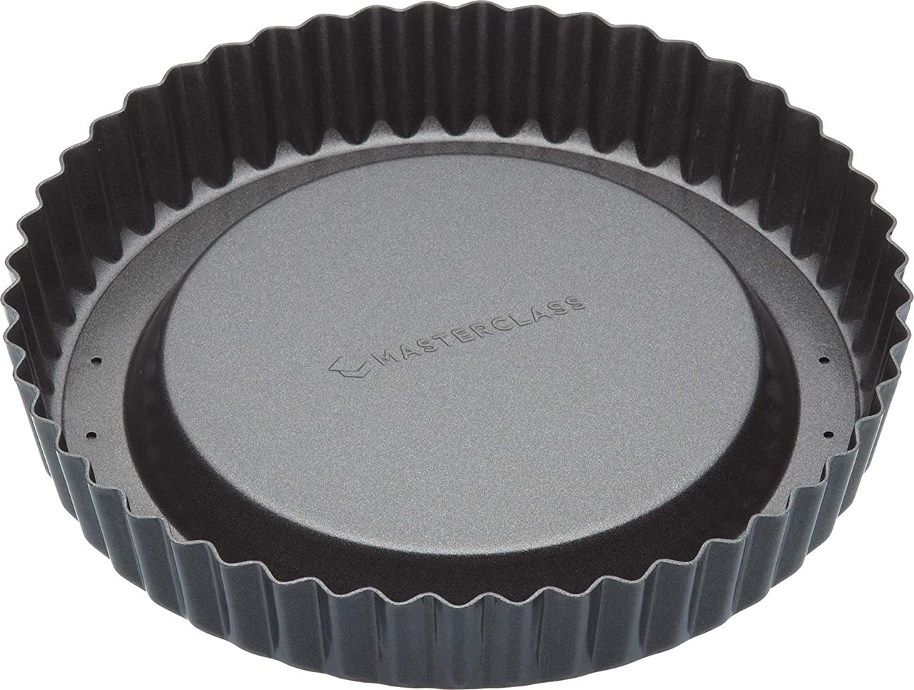 Masterclass Non-stick fluted raised flan tin 20cm Masterclass Non-stick fluted raised flan tin 20cm