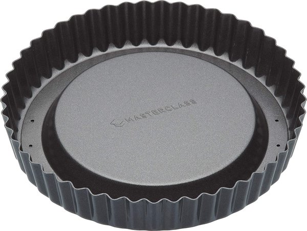 Masterclass Non-stick fluted raised flan tin 20cm Masterclass Non-stick fluted raised flan tin 20cm