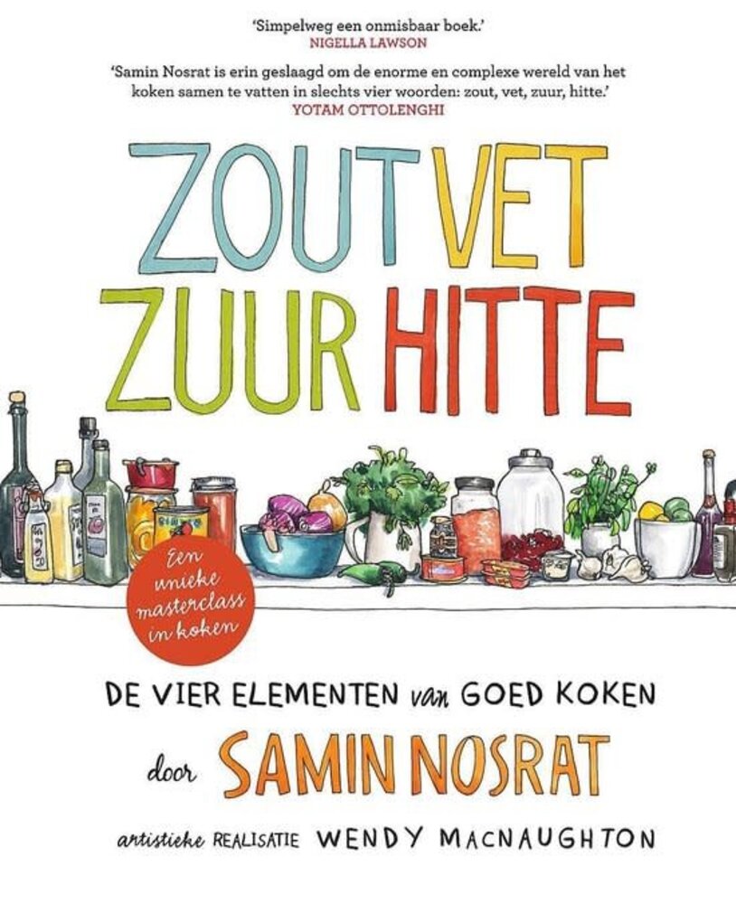 Zout, vet, zuur, hitte Zout, vet, zuur, hitte