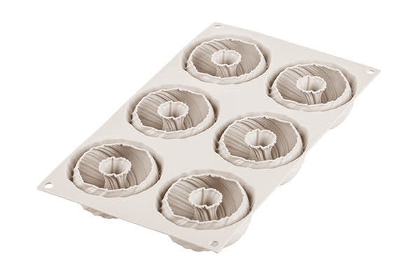 Silikomart Silicone mold 6x “Mini Intreccio” 7,5cm