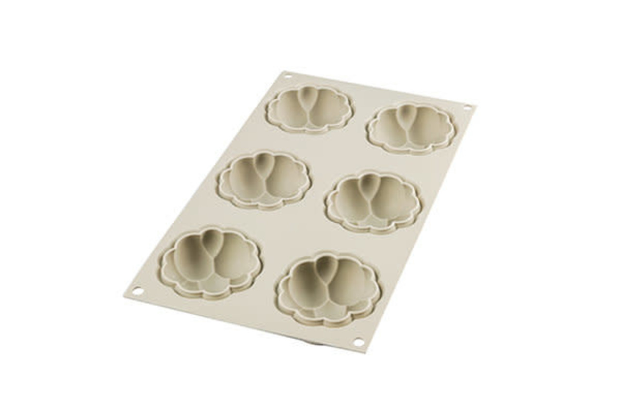 Silikomart Silicone mold 6x “Bollicine” 7cm