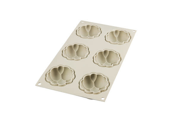 Silikomart Siliconen bakvorm 6x Bollicine 7cm