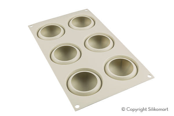 Silikomart Silicone mold 6x “Mini Goccia” 6,8cm