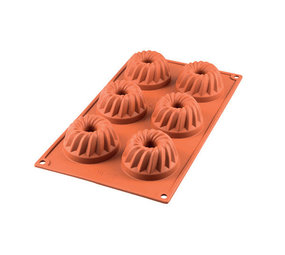 Silikomart Silicone mold 6 x mini gugelhupf 7cm