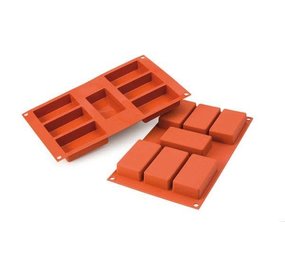 Silikomart Silicone mold 7 x rectangle 8,7x4,8cm