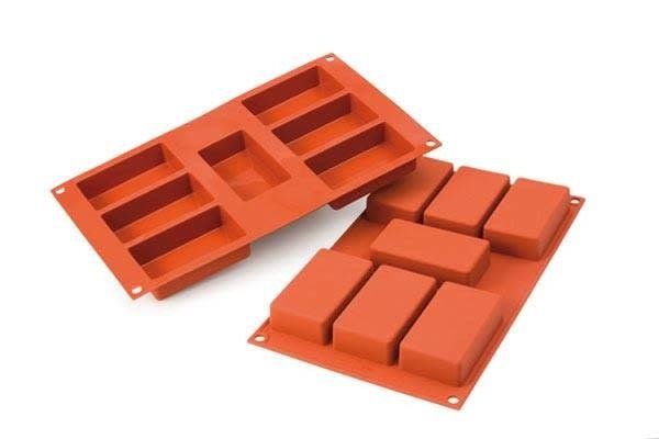 Silikomart Silicone mold 7 x rectangle 8,7x4,8cm