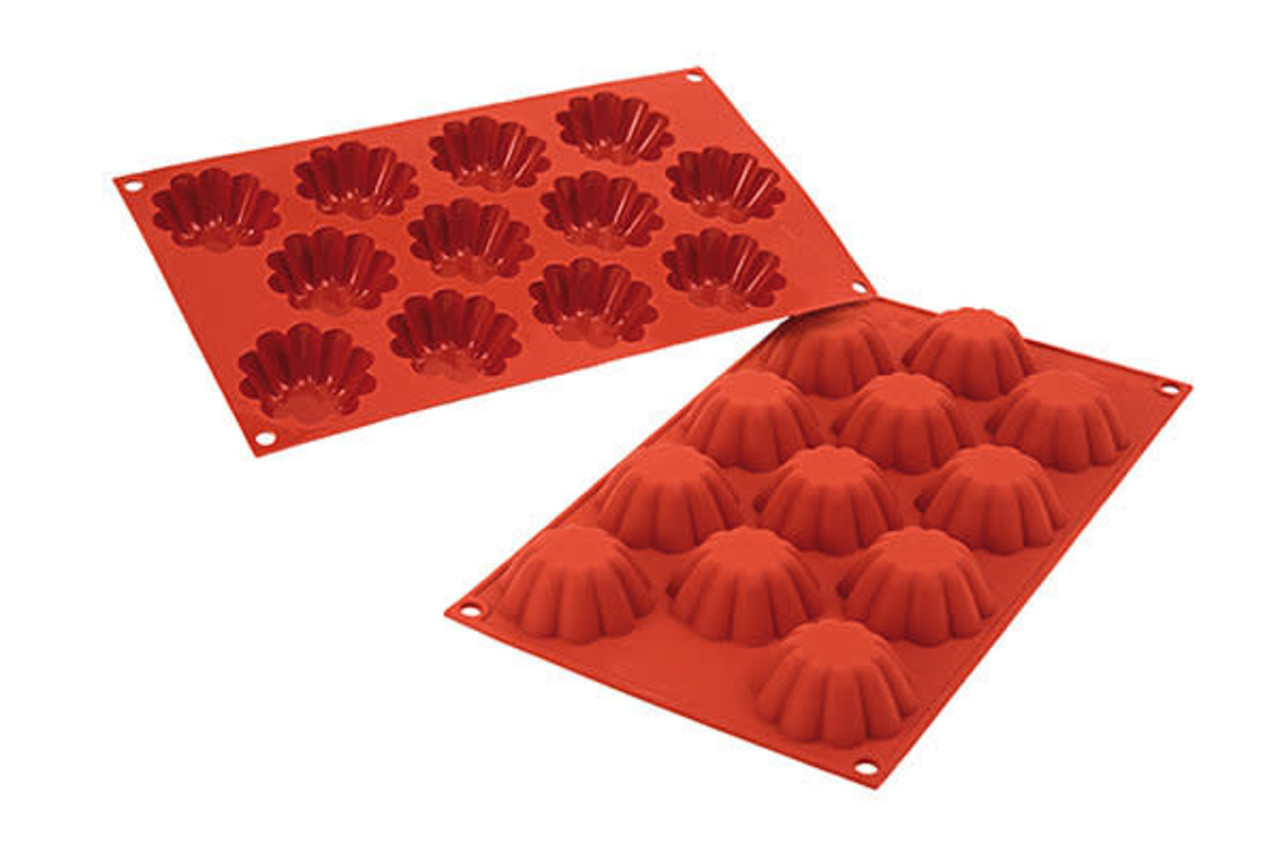Silikomart Silicone mold 12 x mini briochette 5,8cm