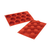 Silikomart Siliconen vorm 12 x minibriochette 5,8cm