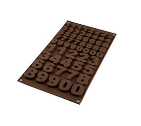 Silikomart Siliconen chocoladevorm cijfers