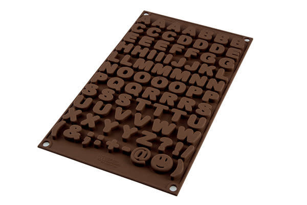 Silikomart Siliconen chocoladevorm letters