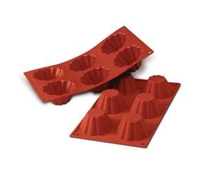 Silikomart Silicone mold 6 x briochette 7,9cm