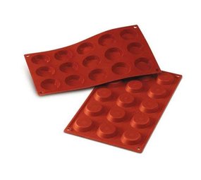 Silikomart Silicone mold 15 x tartelette 4,5cm