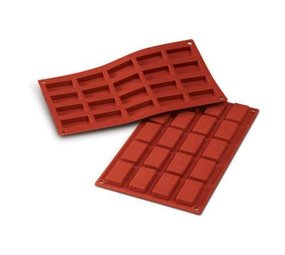 Silikomart Silicone mold 20 x financier 5cm