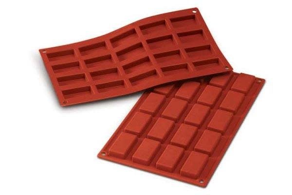 Silikomart Siliconen vorm 20 x financier 5cm