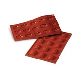 Silikomart Silicone mold 15 x madeleine 4,4cm