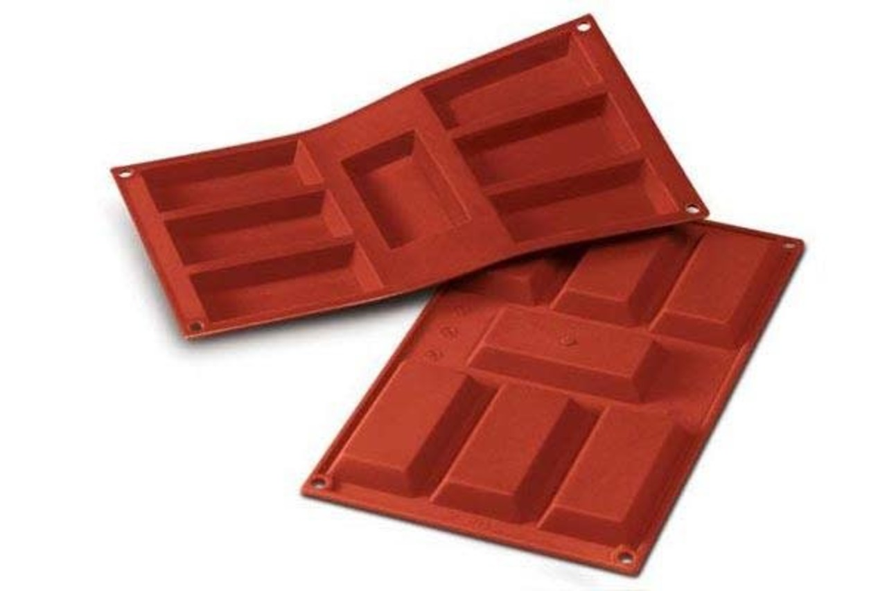 Silikomart Siliconen vorm 7 x financier 9,5cm