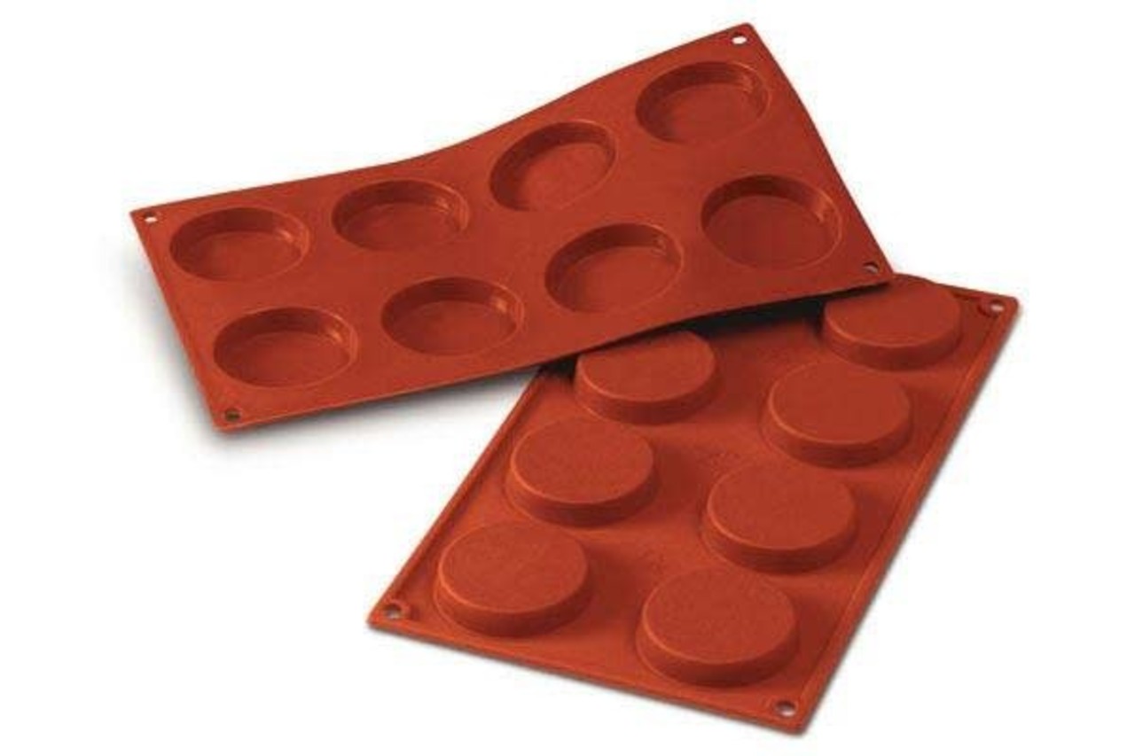 Silikomart Siliconen vorm 8 x florentin 6cm