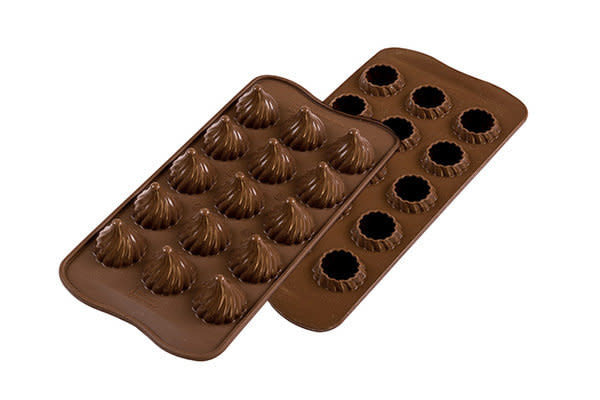 Silikomart 3D silicone chocolate mold "Flame"