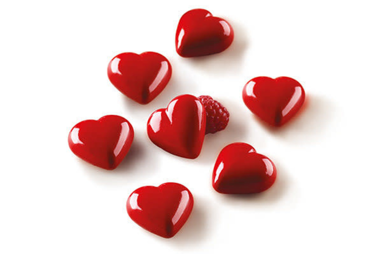Silikomart 3D silicone chocolate mold hearts