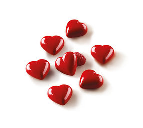 Silikomart 3D silicone chocolate mold hearts