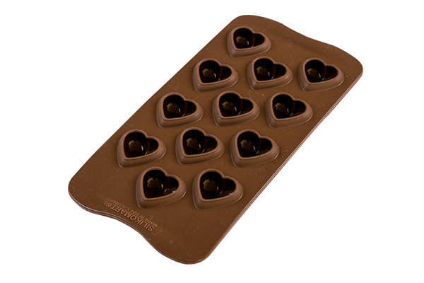 Silikomart 3D silicone chocolate mold hearts