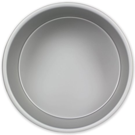 Decora Naadloze geanodiseerde aluminium ronde professionele bakvorm, 20 cm, 10 cm hoog