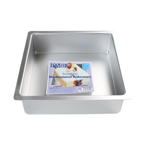 PME Anodized aluminum square cake pan15x15x7,5cm