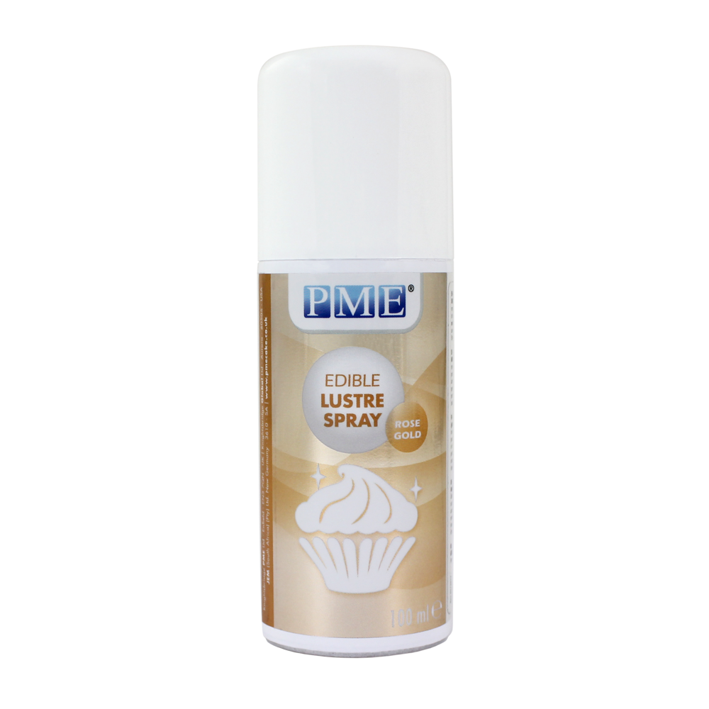 PME Kleurspray eetbaar roze-goud 100mL