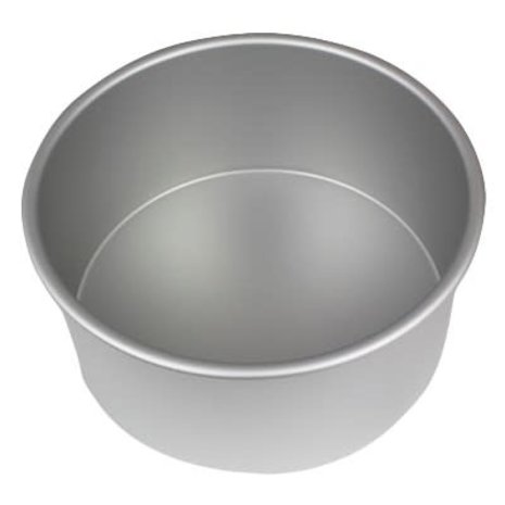 PME Anodized aluminum round cake pan 17,5x7,5cm PME Anodized aluminum round cake pan 17,5x7,5cm