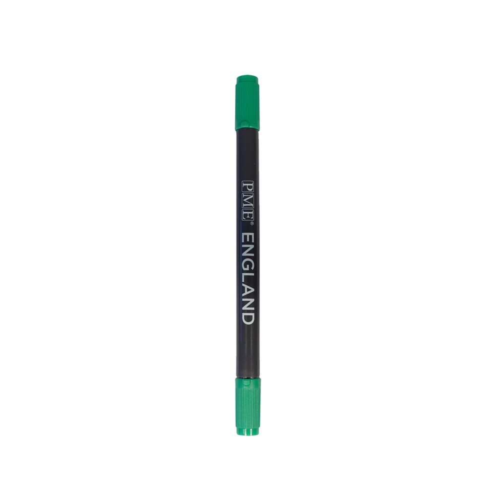PME 2-sided edible ink pen with refill dark green