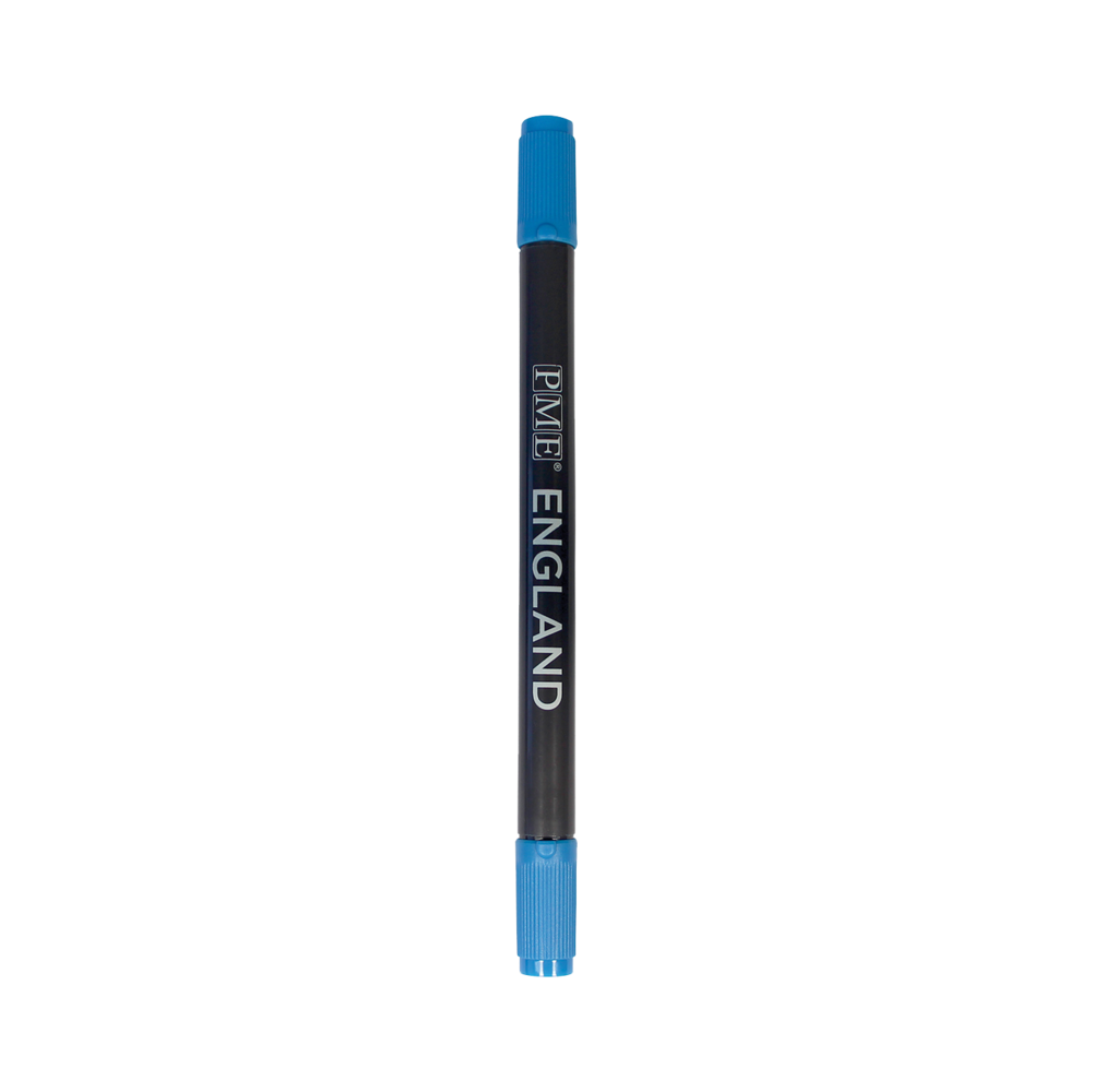 PME 2-sided edible ink pen with refill sea blue