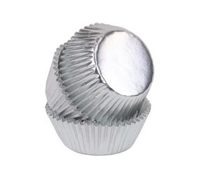 PME 45 metallic silver mini cake cups PME 45 metallic silver mini cake cups