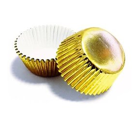 PME 45 metallic gold mini cake cups PME 45 metallic gold mini cake cups