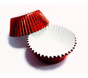 PME 30 metallic red cake cups PME 30 metallic red cake cups