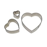 PME 3 heart cookie cutters PME 3 heart cookie cutters