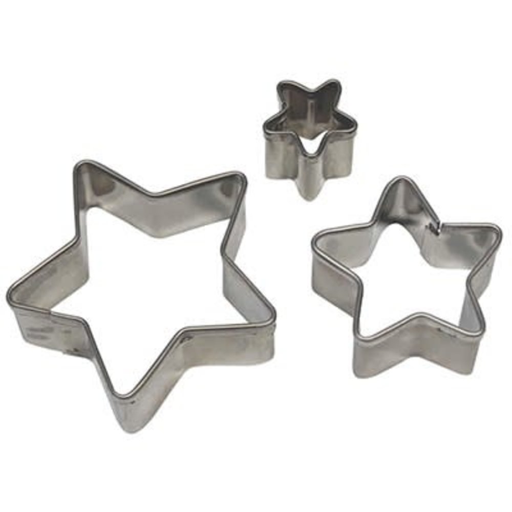 PME 3-piece cookie cutter set – stars PME 3-piece cookie cutter set – stars