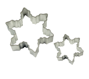 PME 2 snowflake cookie cutters PME 2 snowflake cookie cutters