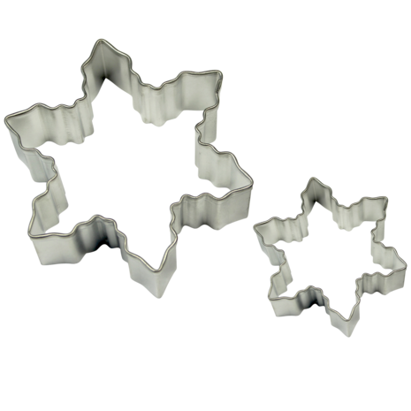 PME 2-piece cookie cutter set – snowflakes